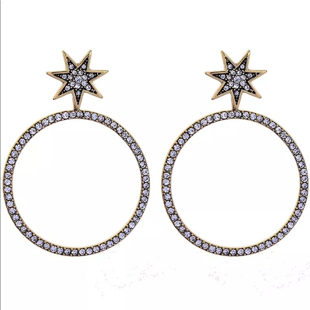 Betsey Johnson Hoop Earrings